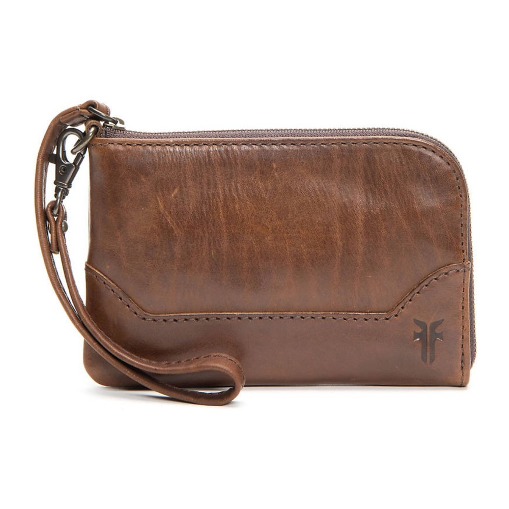 FRYE Leather Wristlet Wallet